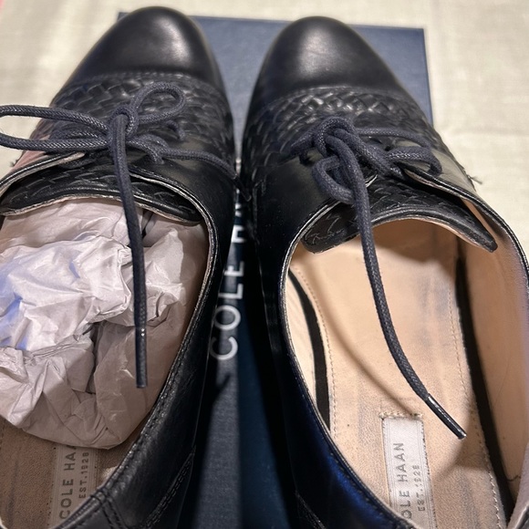 Cole Haan Women's Jagger Grand Weave Oxford, Black, 8.5 B US - Picture 5 of 6
